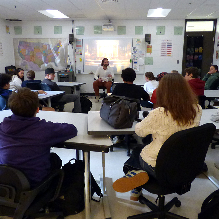 Class holds mock trial